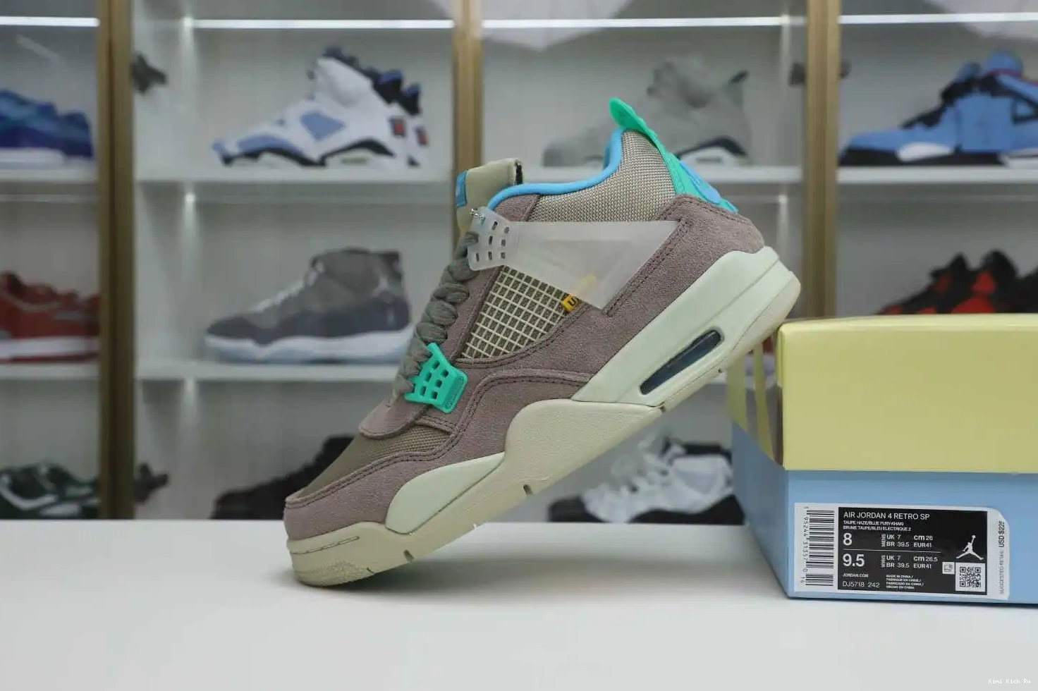 Kimikick UNION X RETRO AIR HAZE' JORDAN LA 'TAUPE 4 0505